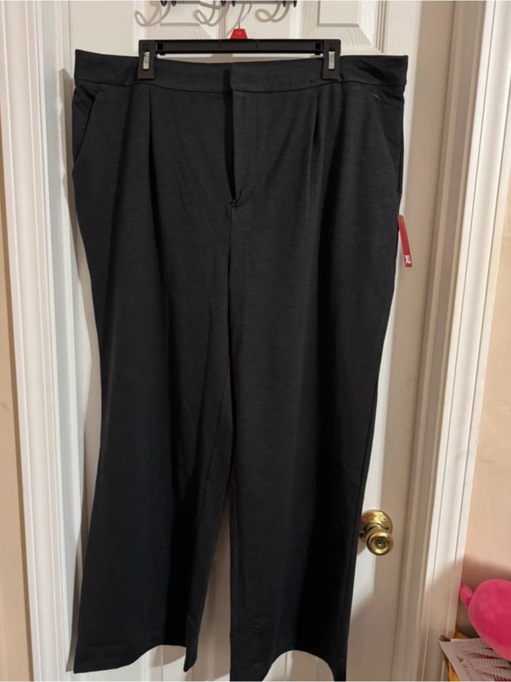 Women's Black Wide-Leg Trousers
